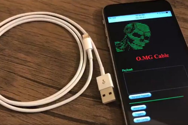 IPhone cable hacks into computers