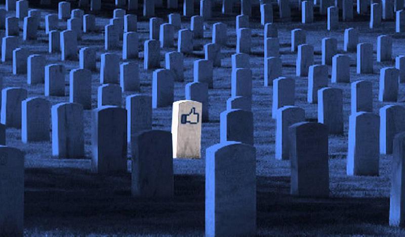 How do I manage the data of people who have died on social networks?