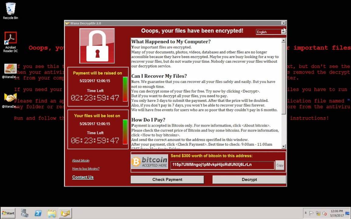 Wannacry, still the beast of computer security officials?