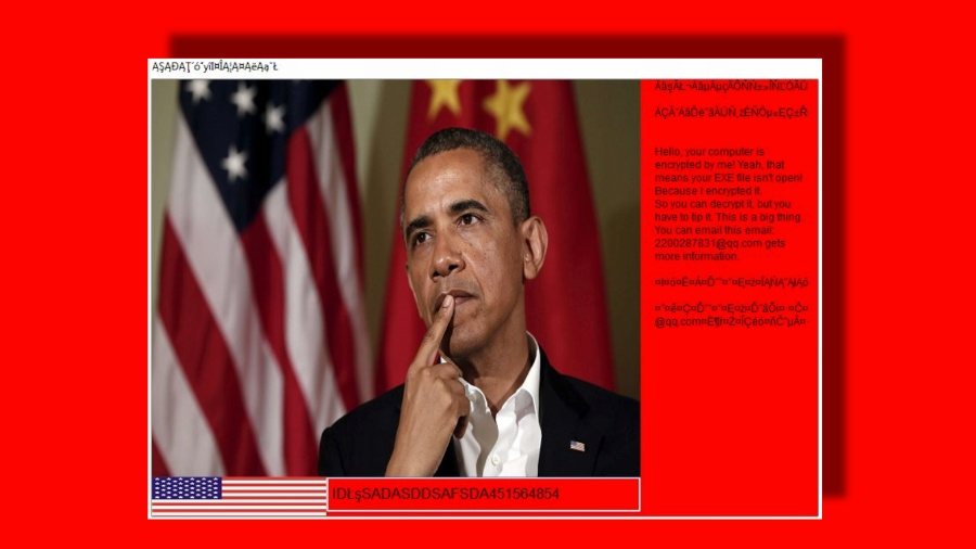 Barack Obama, le logiciel qui s’en prend aux fichiers de Windows