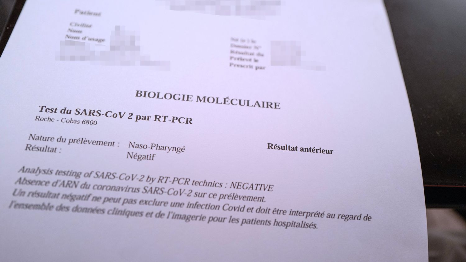 Pass sanitaire : un réseau de vente de faux tests PCR est dirigé par un journaliste