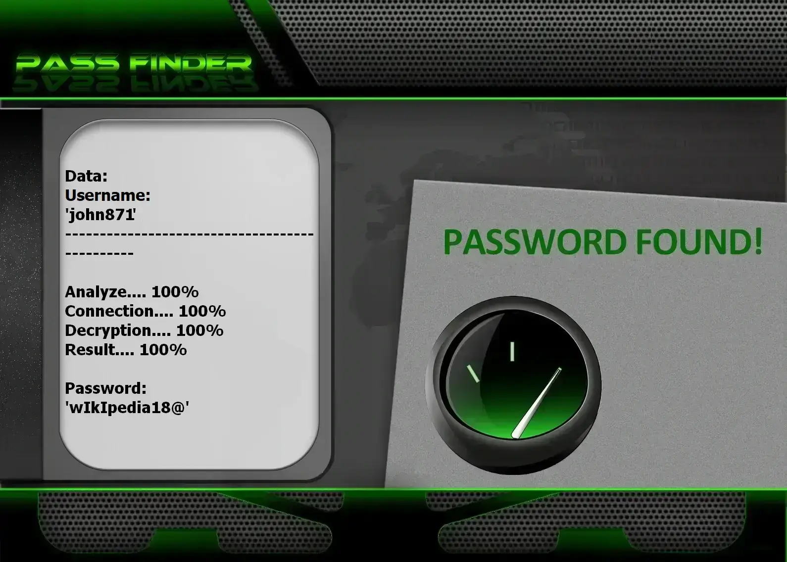 Fonctionnalités de PASS FINDER