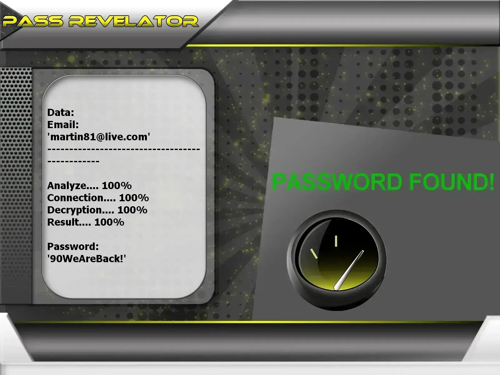 Ontsleutel Outlook-accountwachtwoorden