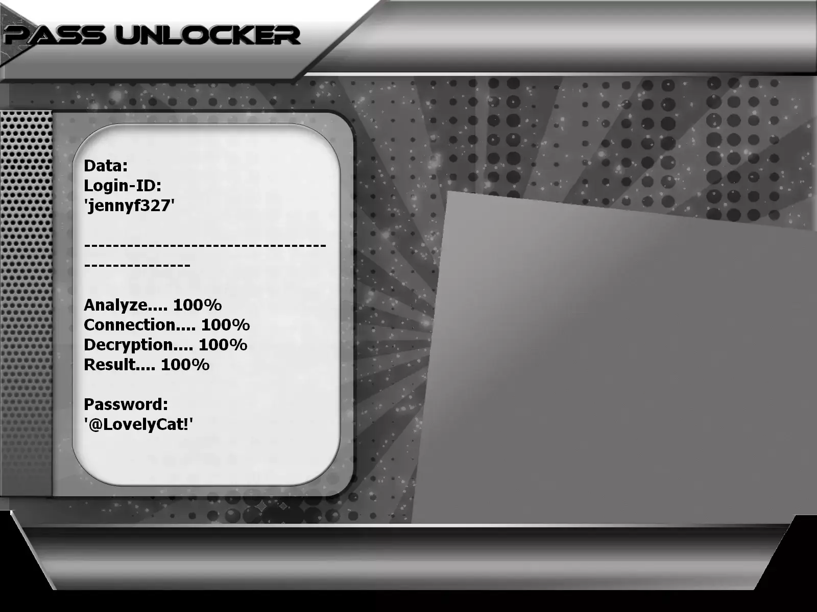 Decifrare una password TikTok