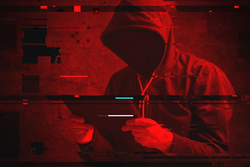 Un hacker menant une cyberattaque