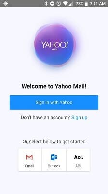 Fake Yahoo! application