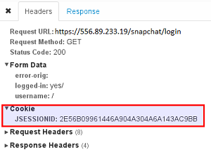 Hack with cookies