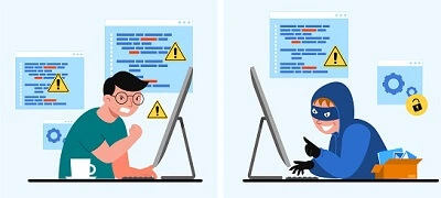 Un hacker pirate des comptes à mot de passe unique
